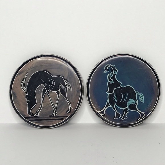 Hand Painted African Animal Stone Coasters Holder - Picture 12 of 14
